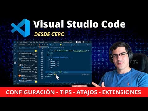 Visual Studio Code desde CERO | Configuración, tips, atajos, extensiones