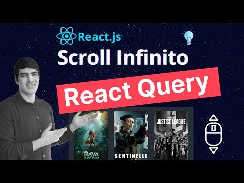✅ Scroll Infinito con React-Query - useInfiniteQuery | Migrando web de películas a react-query